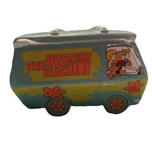 🧁 Scooby-Doo Mystery Machine Cookie Jar 🚐 Hanna-Barbera Ceramic Collectible 💚